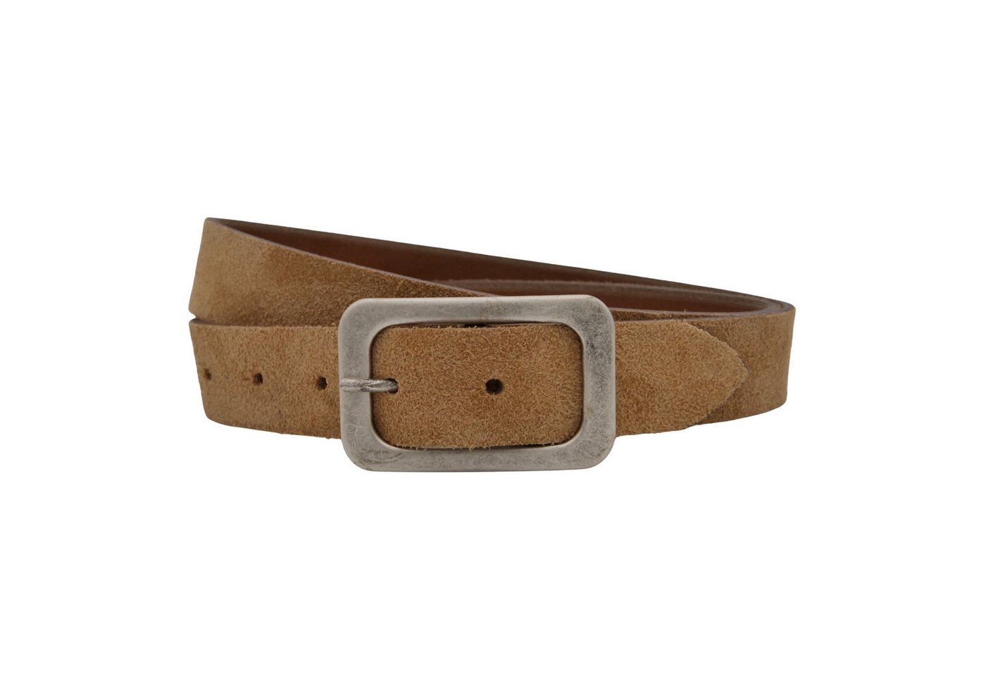 AnnaMatoni Ledergürtel AnnaMatoni Damen Ledergürtel in hochwertigem Velour Leder 3cm von AnnaMatoni