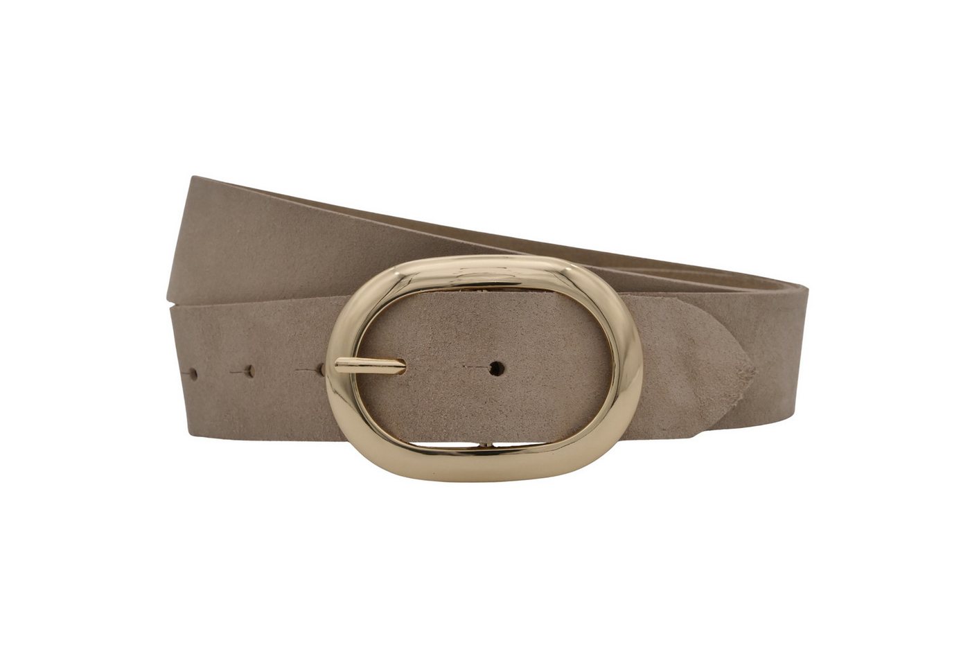 AnnaMatoni Ledergürtel AnnaMatoni Damen Ledergürtel in hochwertigem Velour Leder 4cm von AnnaMatoni