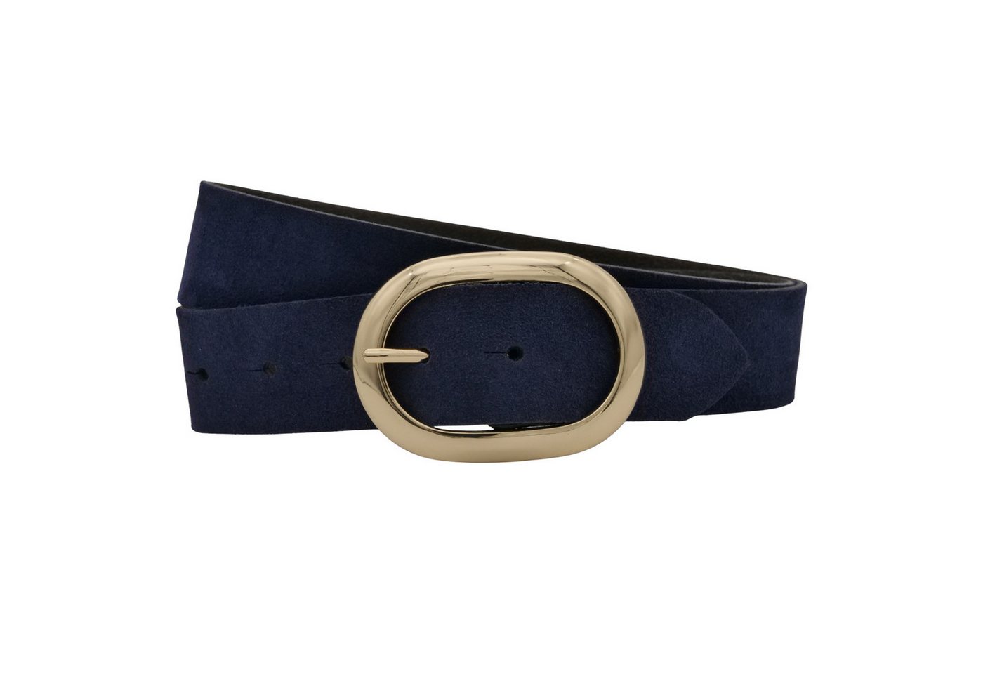 AnnaMatoni Ledergürtel AnnaMatoni Damen Ledergürtel in hochwertigem Velour Leder 4cm von AnnaMatoni