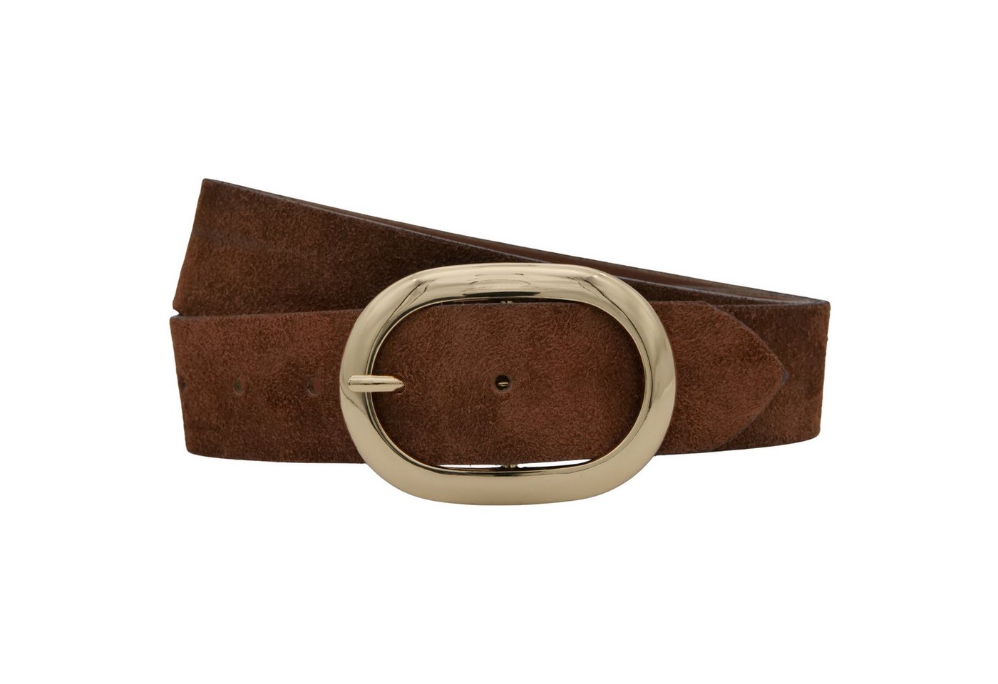 AnnaMatoni Ledergürtel AnnaMatoni Damen Ledergürtel in hochwertigem Velour Leder 4cm von AnnaMatoni