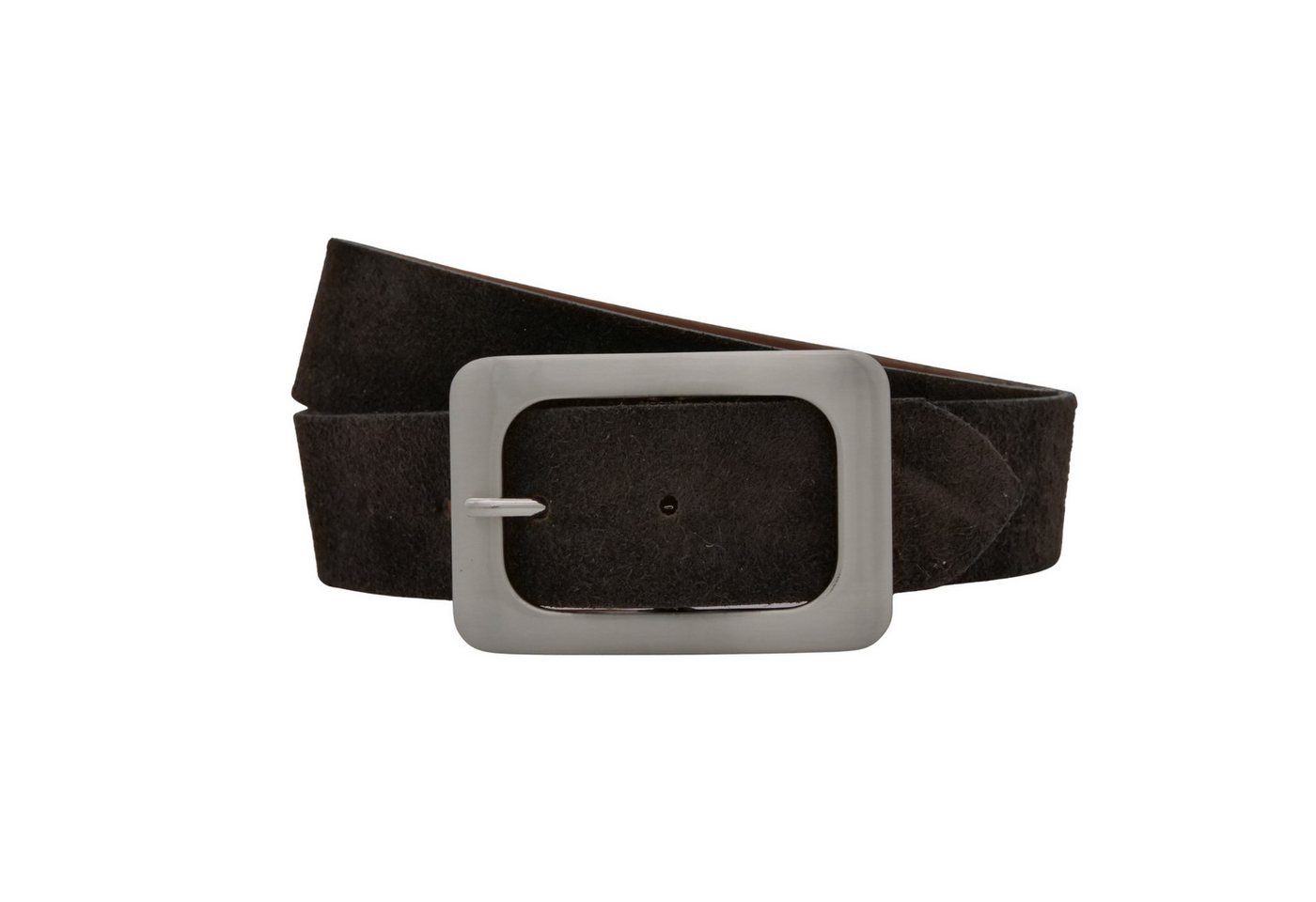 AnnaMatoni Ledergürtel AnnaMatoni Damen Ledergürtel in hochwertigem Velour Leder 4cm von AnnaMatoni