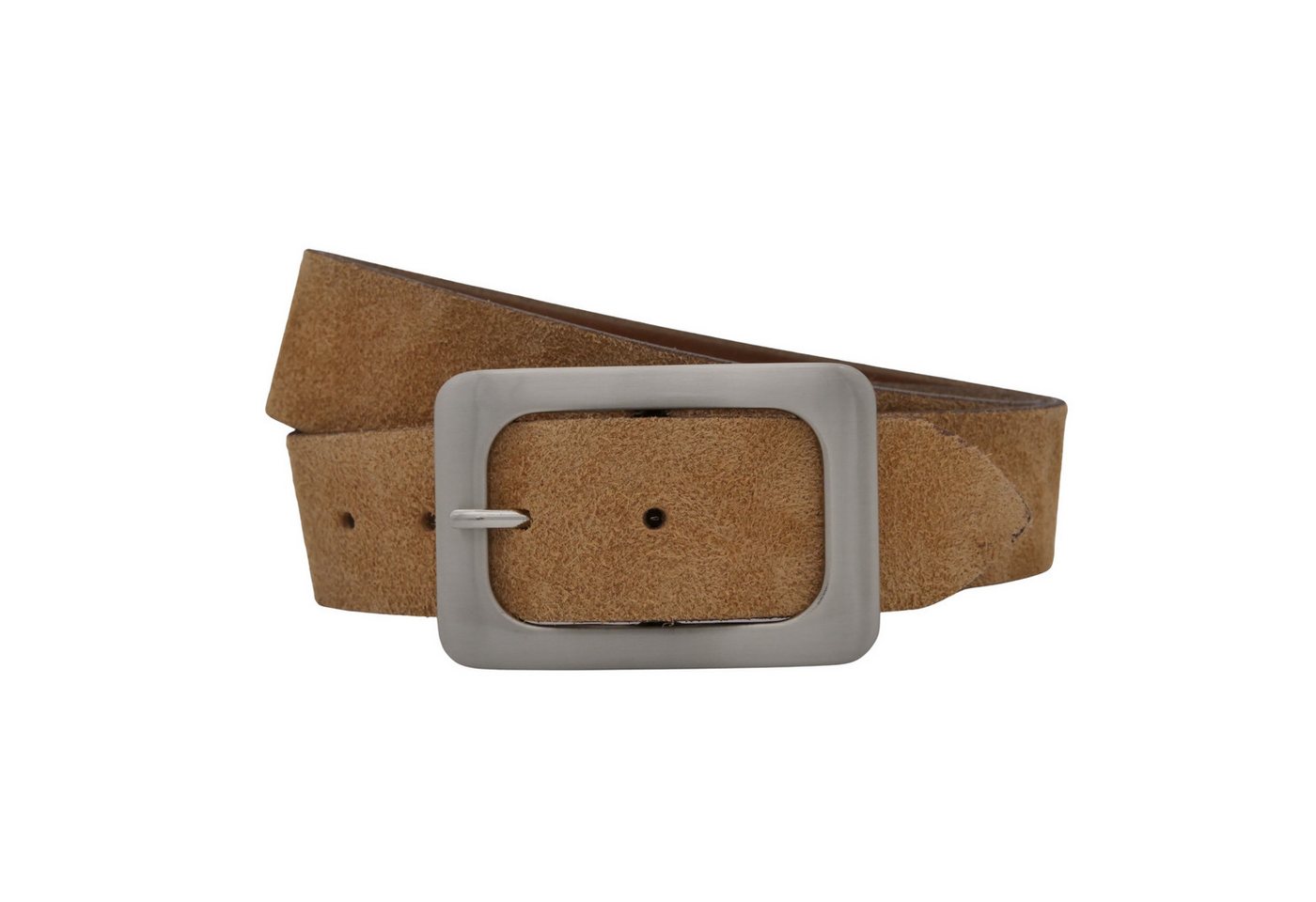 AnnaMatoni Ledergürtel AnnaMatoni Damen Ledergürtel in hochwertigem Velour Leder 4cm von AnnaMatoni