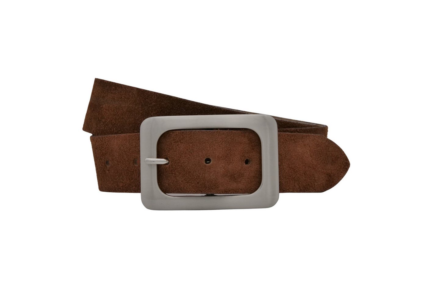 AnnaMatoni Ledergürtel AnnaMatoni Damen Ledergürtel in hochwertigem Velour Leder 4cm von AnnaMatoni