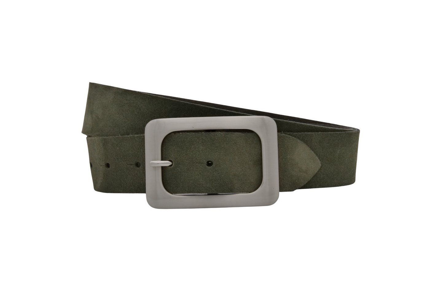 AnnaMatoni Ledergürtel AnnaMatoni Damen Ledergürtel in hochwertigem Velour Leder 4cm von AnnaMatoni