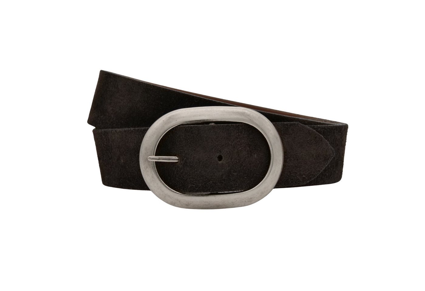 AnnaMatoni Ledergürtel AnnaMatoni Damen Ledergürtel in hochwertigem Velour Leder 4cm von AnnaMatoni