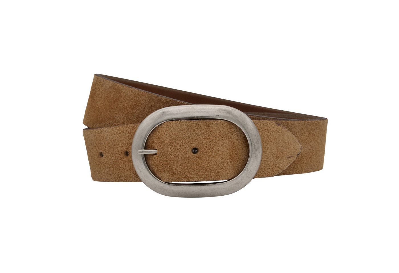 AnnaMatoni Ledergürtel AnnaMatoni Damen Ledergürtel in hochwertigem Velour Leder 4cm von AnnaMatoni