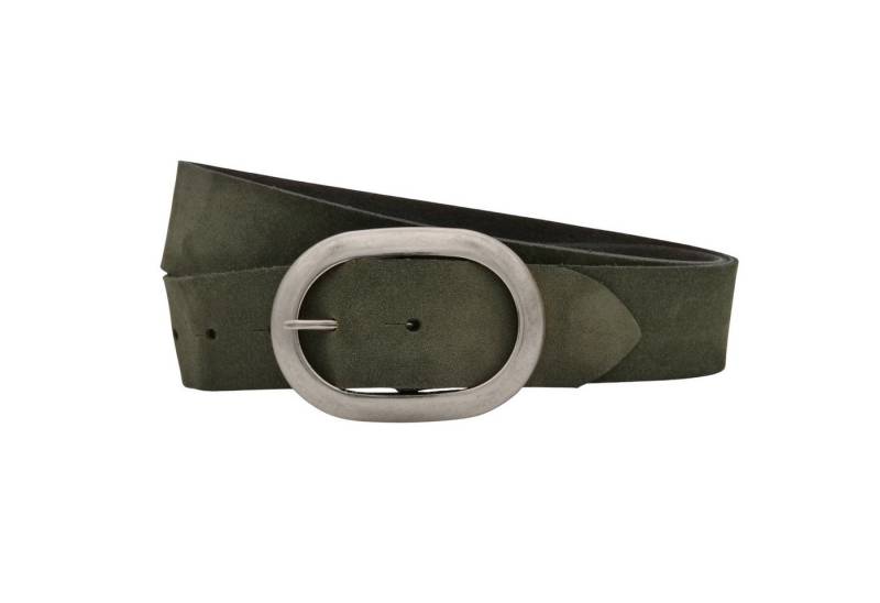 AnnaMatoni Ledergürtel AnnaMatoni Damen Ledergürtel in hochwertigem Velour Leder 4cm von AnnaMatoni