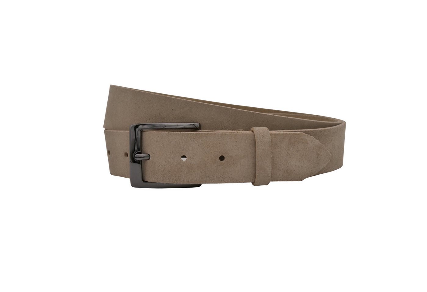 AnnaMatoni Ledergürtel AnnaMatoni Damen Ledergürtel in hochwertigem Velour Leder 3,5cm von AnnaMatoni