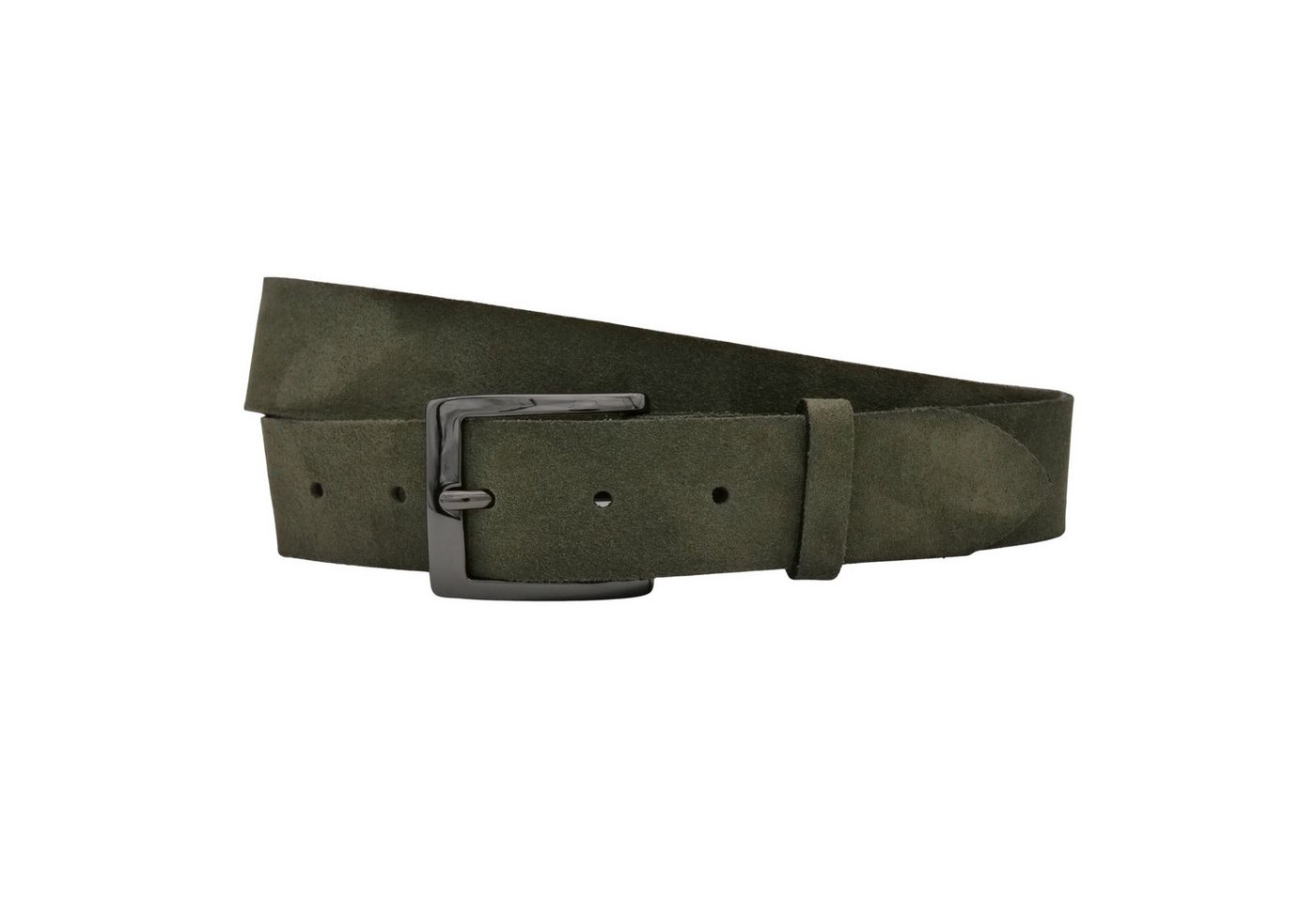 AnnaMatoni Ledergürtel AnnaMatoni Damen Ledergürtel in hochwertigem Velour Leder 3,5cm von AnnaMatoni