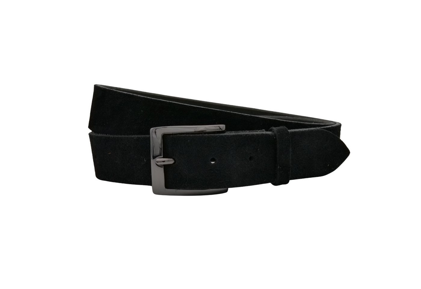 AnnaMatoni Ledergürtel AnnaMatoni Damen Ledergürtel in hochwertigem Velour Leder 3,5cm von AnnaMatoni