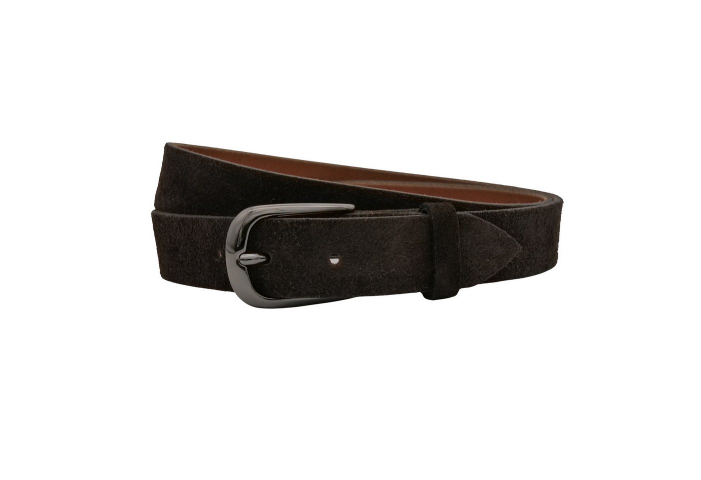 AnnaMatoni Ledergürtel AnnaMatoni Damen Ledergürtel in hochwertigem Velour Leder 3cm von AnnaMatoni