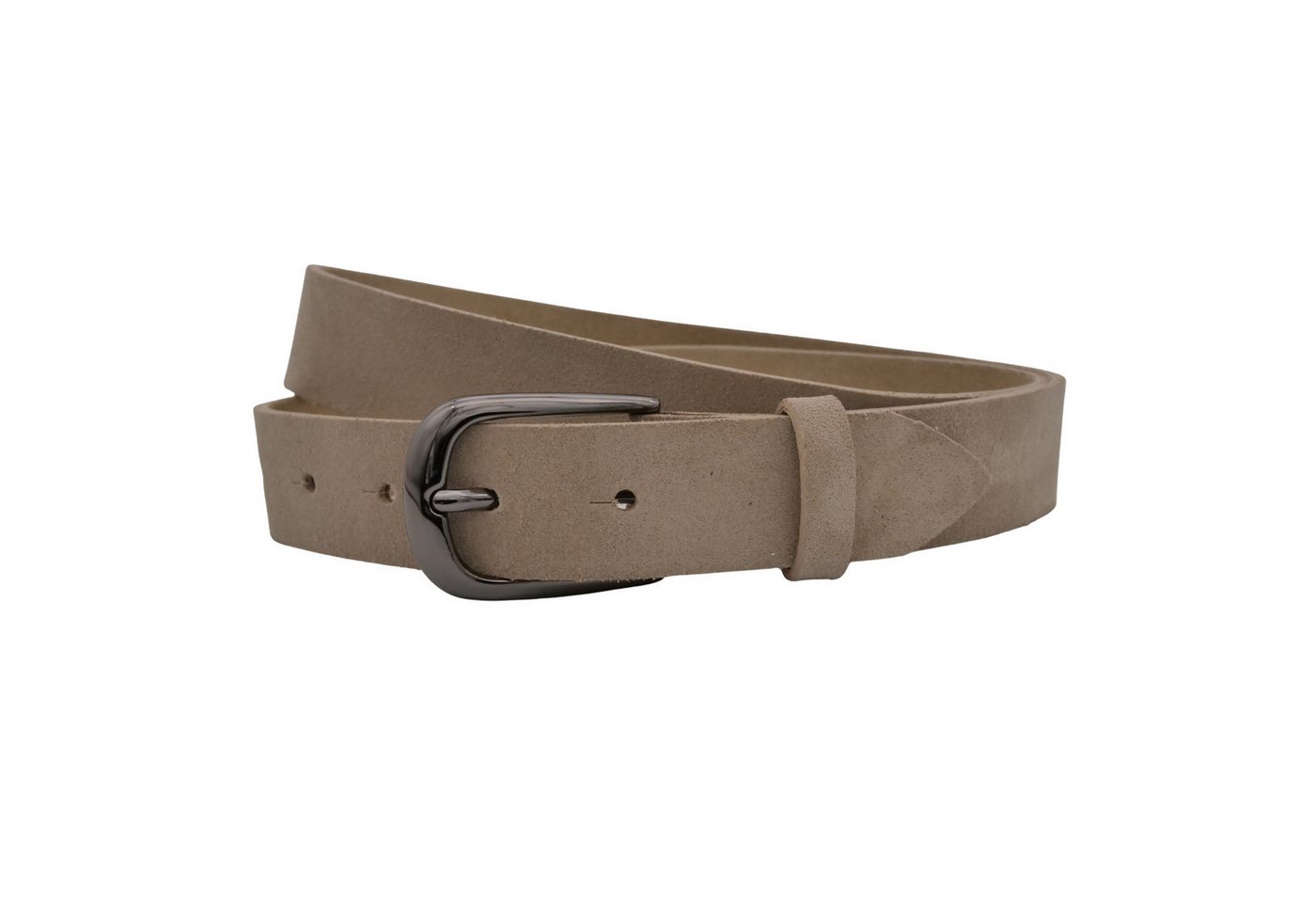 AnnaMatoni Ledergürtel AnnaMatoni Damen Ledergürtel in hochwertigem Velour Leder 3cm von AnnaMatoni