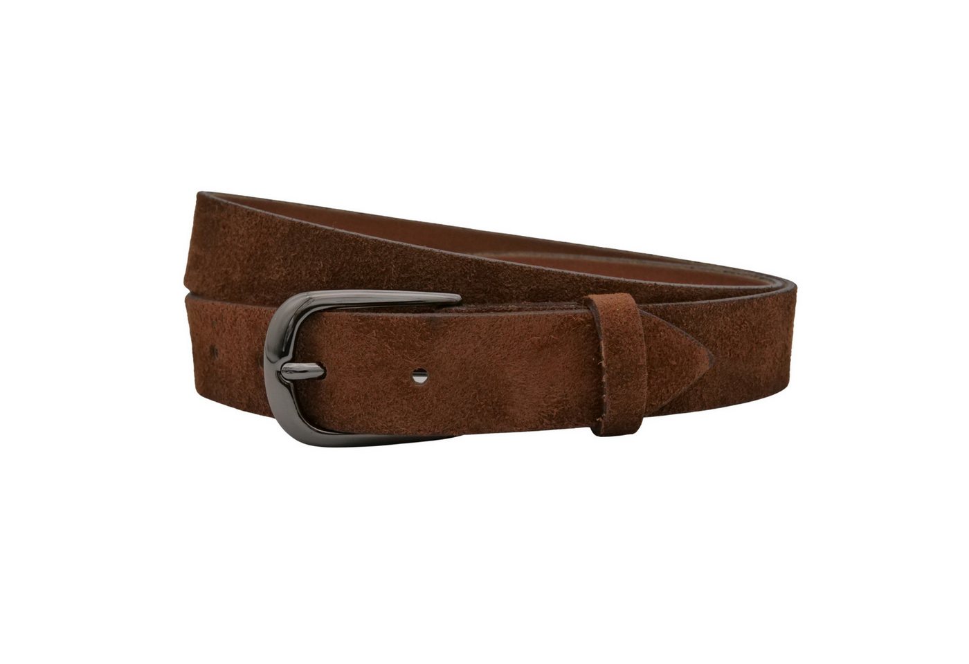 AnnaMatoni Ledergürtel AnnaMatoni Damen Ledergürtel in hochwertigem Velour Leder 3cm von AnnaMatoni