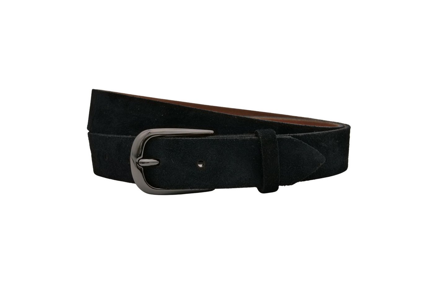 AnnaMatoni Ledergürtel AnnaMatoni Damen Ledergürtel in hochwertigem Velour Leder 3cm von AnnaMatoni