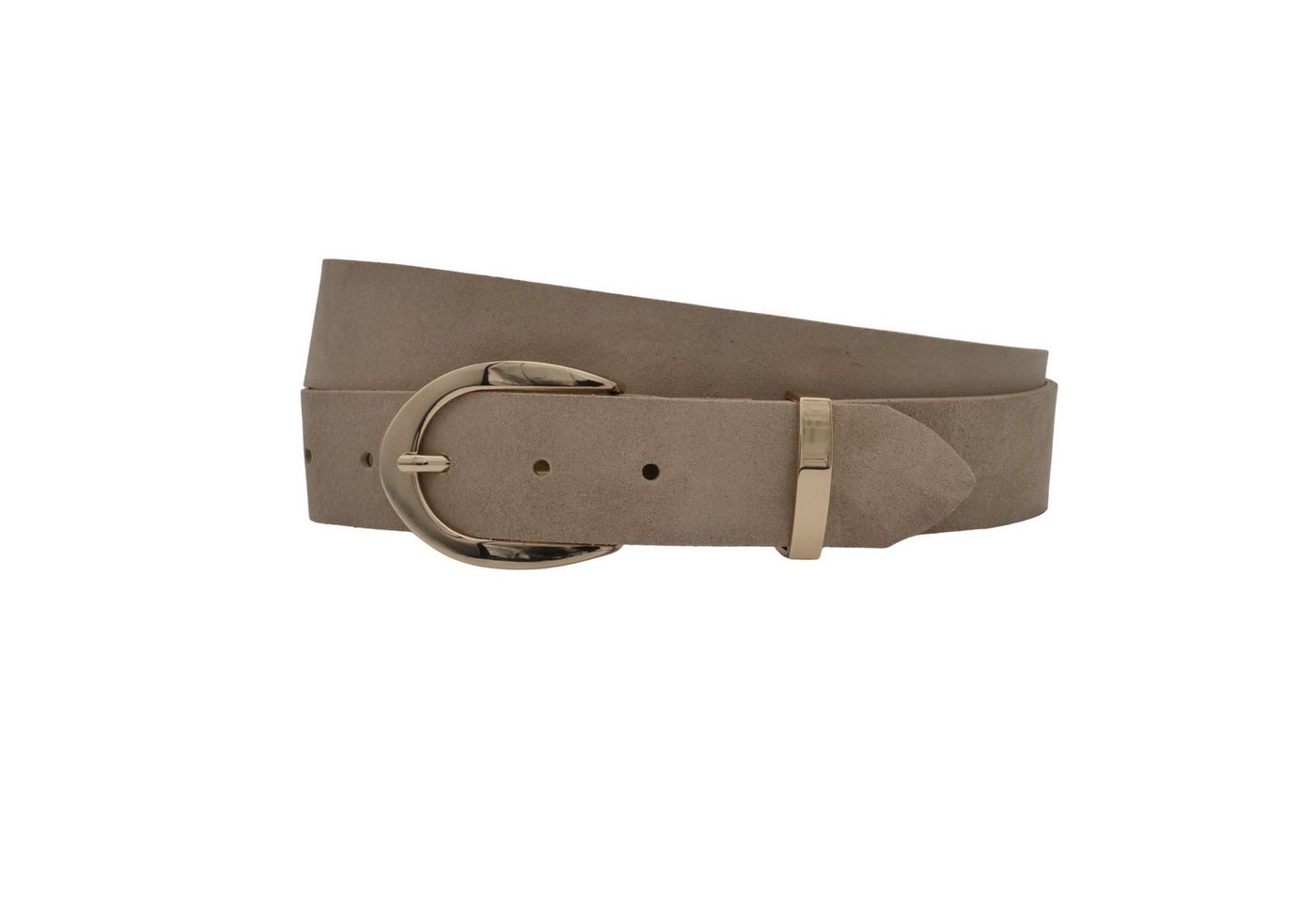 AnnaMatoni Ledergürtel AnnaMatoni Damen Ledergürtel in hochwertigem Velour Leder 3,5cm von AnnaMatoni