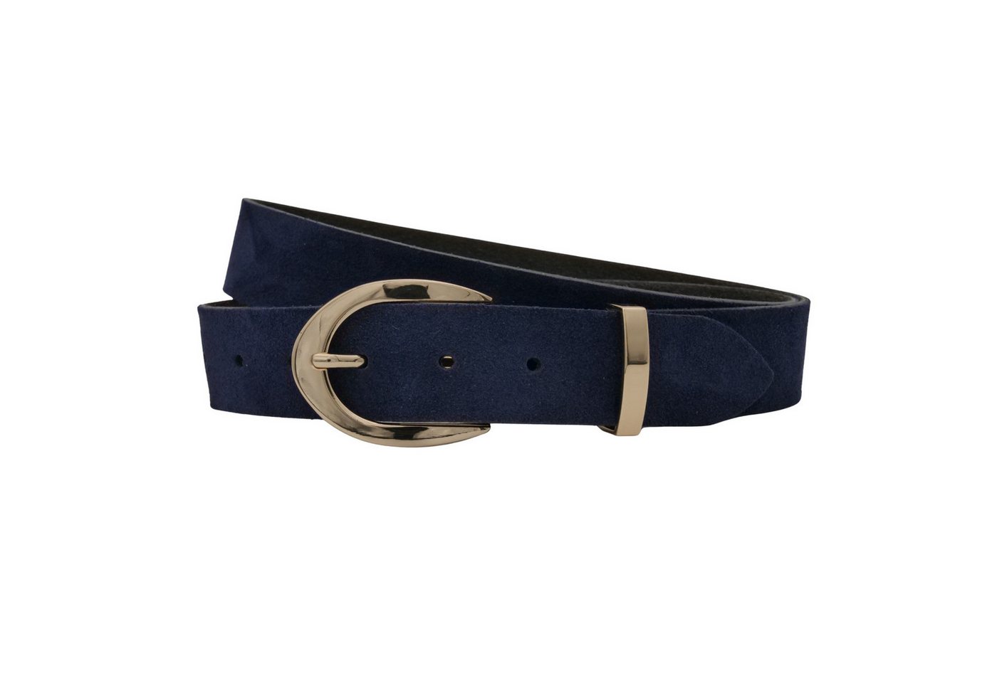 AnnaMatoni Ledergürtel AnnaMatoni Damen Ledergürtel in hochwertigem Velour Leder 3,5cm von AnnaMatoni