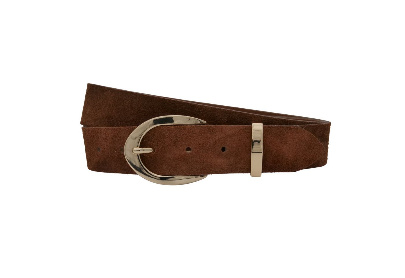 AnnaMatoni Ledergürtel AnnaMatoni Damen Ledergürtel in hochwertigem Velour Leder 3,5cm von AnnaMatoni