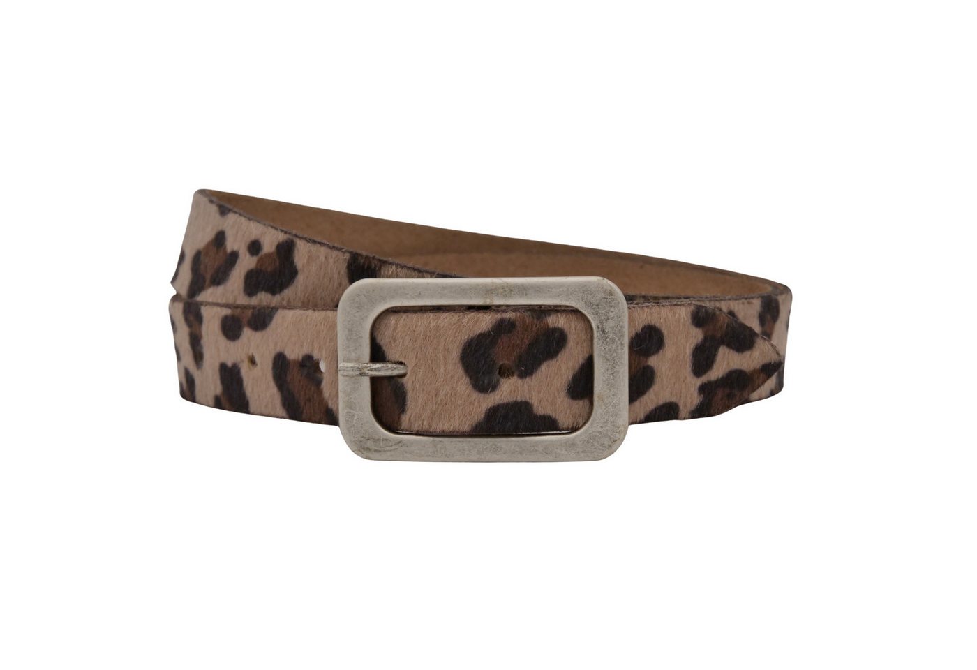 AnnaMatoni Ledergürtel AnnaMatoni Damen Ledergürtel in hochwertigem Kunstfell in Leo von AnnaMatoni