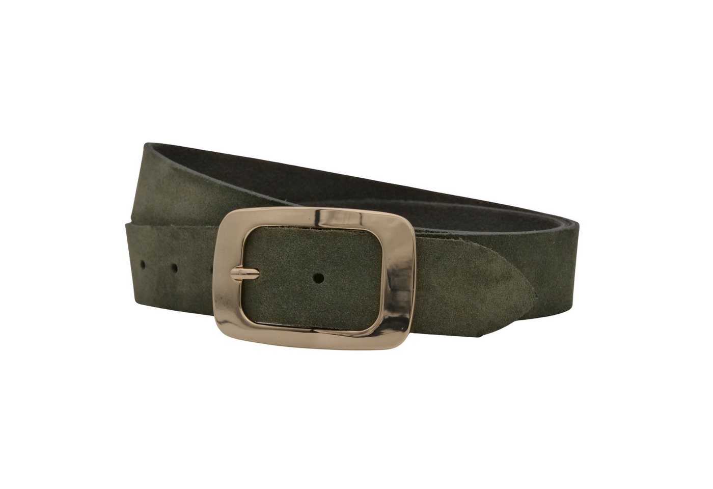 AnnaMatoni Ledergürtel AnnaMatoni Damen Ledergürtel in hochwertigem Velour Leder 3,5cm von AnnaMatoni