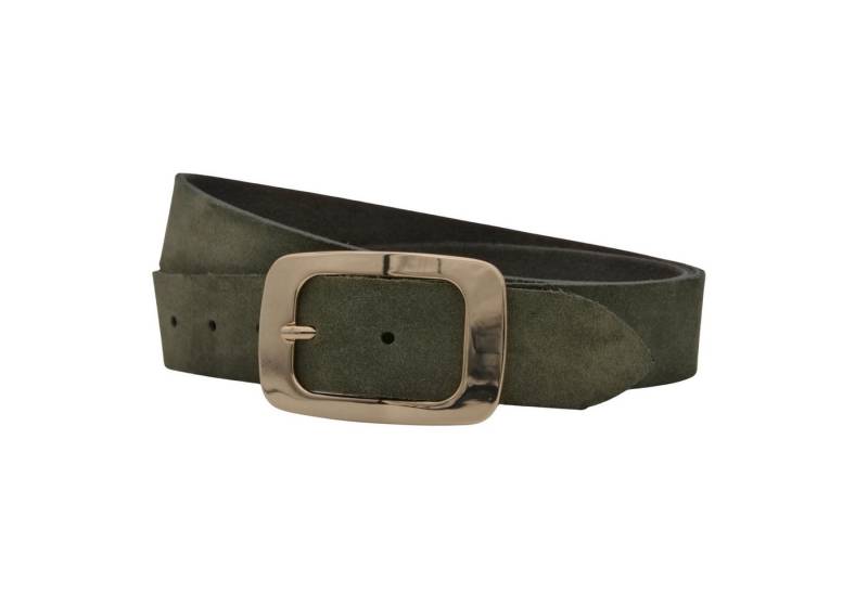 AnnaMatoni Ledergürtel AnnaMatoni Damen Ledergürtel in hochwertigem Velour Leder 3,5cm von AnnaMatoni