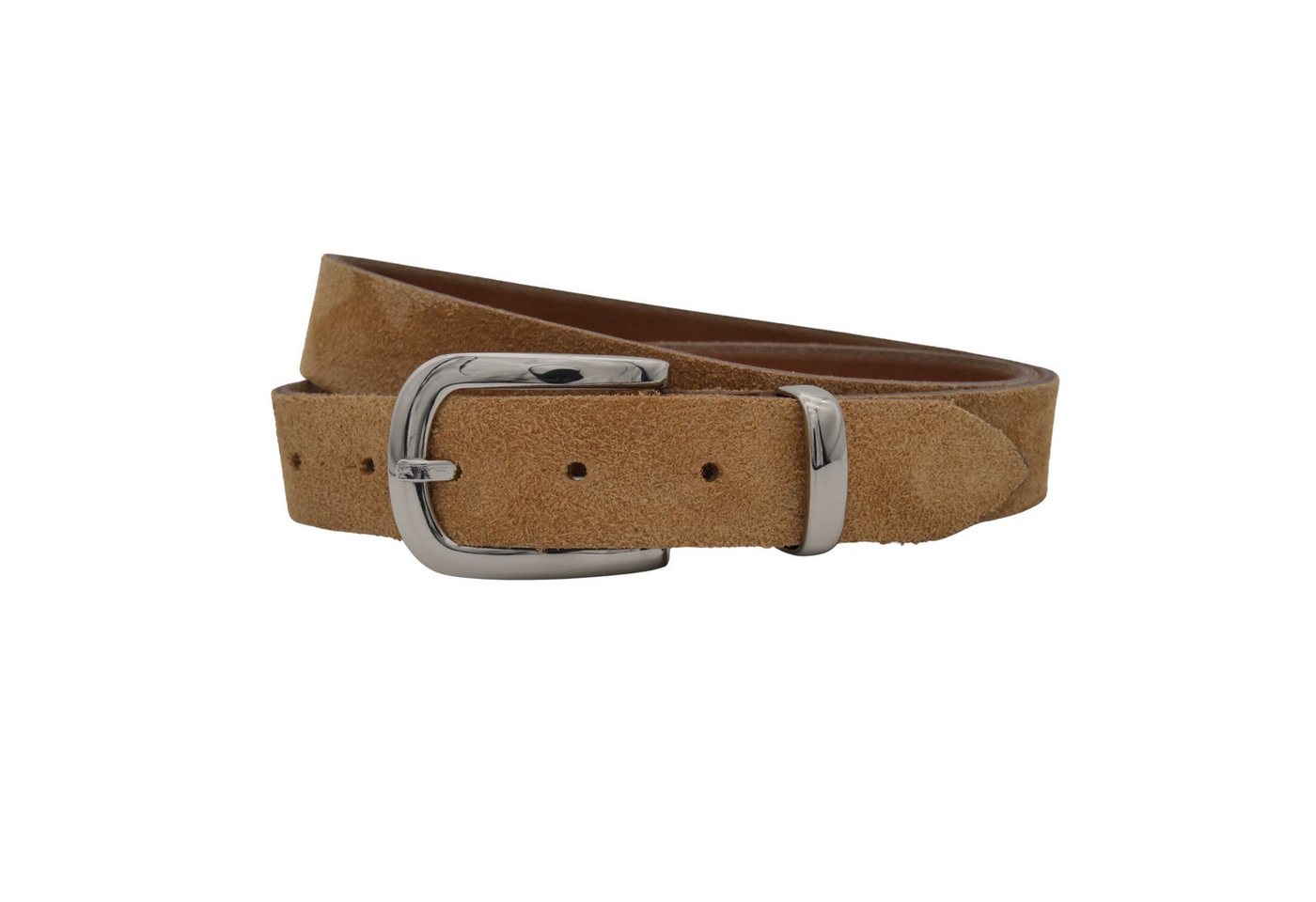 AnnaMatoni Ledergürtel AnnaMatoni Damen Ledergürtel in hochwertigem Velour Leder 3cm von AnnaMatoni