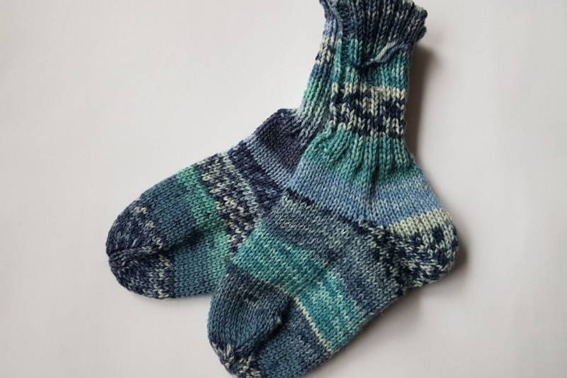 Babysockengr.22/23 Kinderstrümpfe Strickstrümpfe von AnnaNeuKlipp