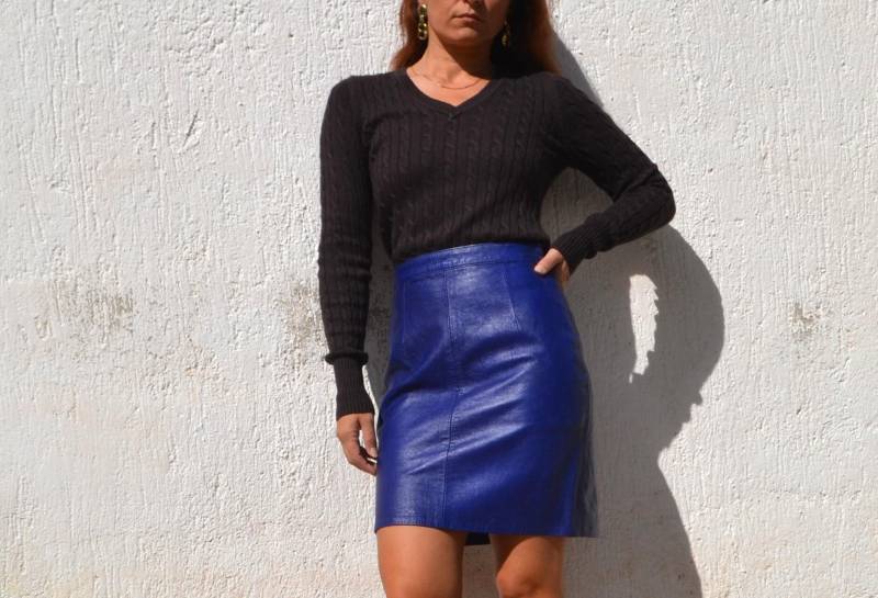Brauner Geflochtener Strickpulli Mit V-Ausschnitt.grösse 37 von AnnaOhSailors