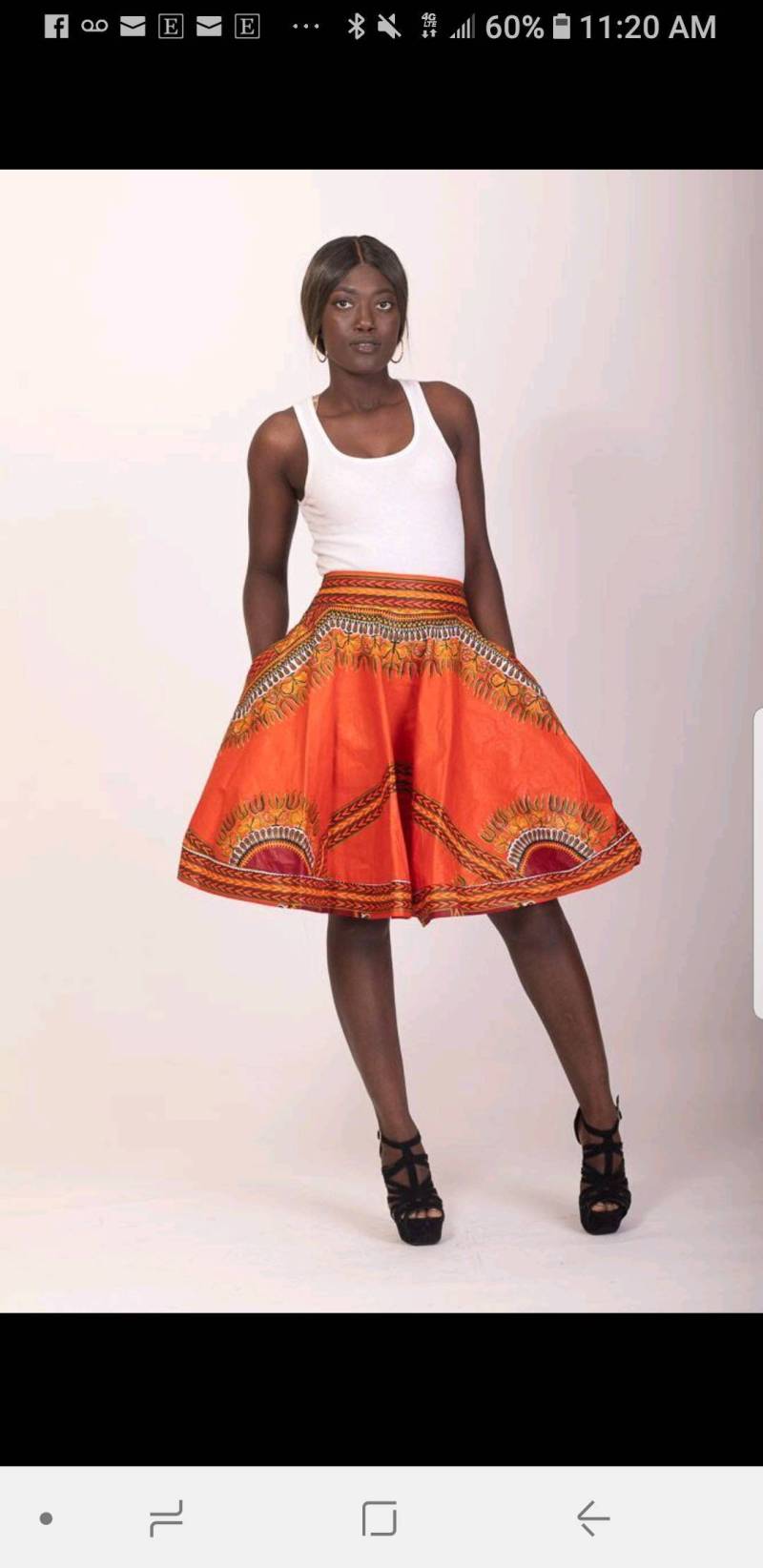 Dashiki Skater Rock Mit Taschen von AnnaTeiko