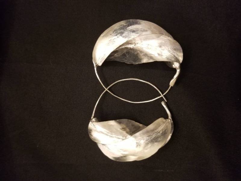 Große Fulani Ohrringe | Silberton | 2.5In Große Fulani Ohrringe | Silberton | 2.5In von AnnaTeiko