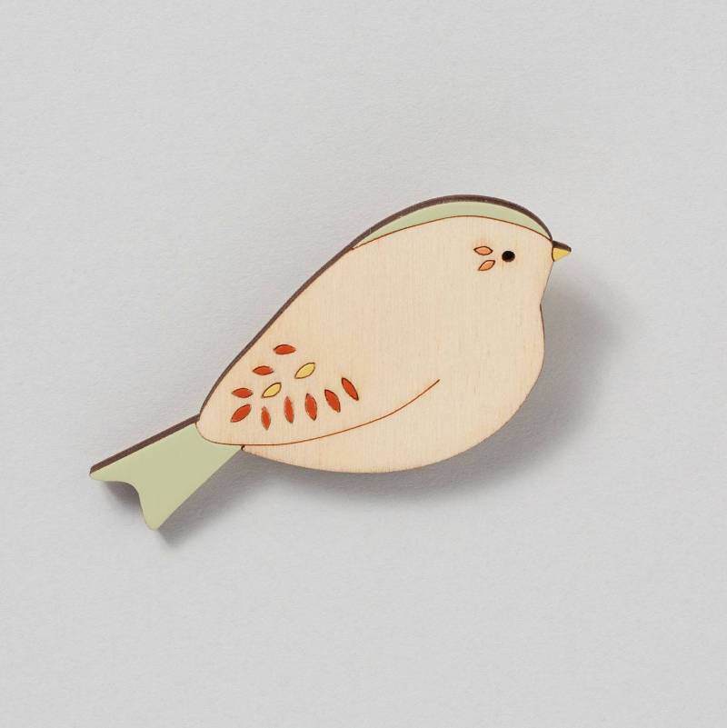 Vogel Brosche Aus Holz - Wimpelkette von AnnaWiscombe