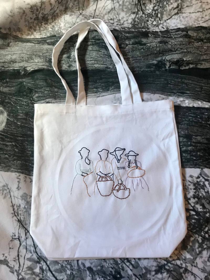 Frauen 2019 Am Strand Handgestickte Tasche von AnnabelleEmbroiders
