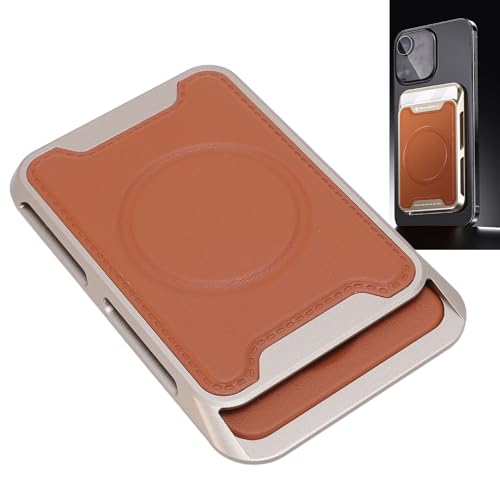 Annadue Magnetischer Handy Geldbörsenständer, Magsafewallet Handy Kartenhalter, Stärkste Magnetische Geldbörse von Annadue