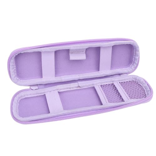 Make up Pinsel Tragetasche, Reise Kosmetikpinsel Haltertasche, Make up Werkzeug Organizer, Tragbare Eva Hartschale, Kompatibel mit Make up Pinseln (Purple) von Annadue