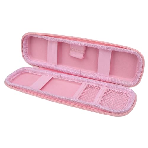 Make up Pinsel Tragetasche, Reise Kosmetikpinsel Haltertasche, Make up Werkzeug Organizer, Tragbare Eva Hartschale, Kompatibel mit Make up Pinseln (Rosa) von Annadue