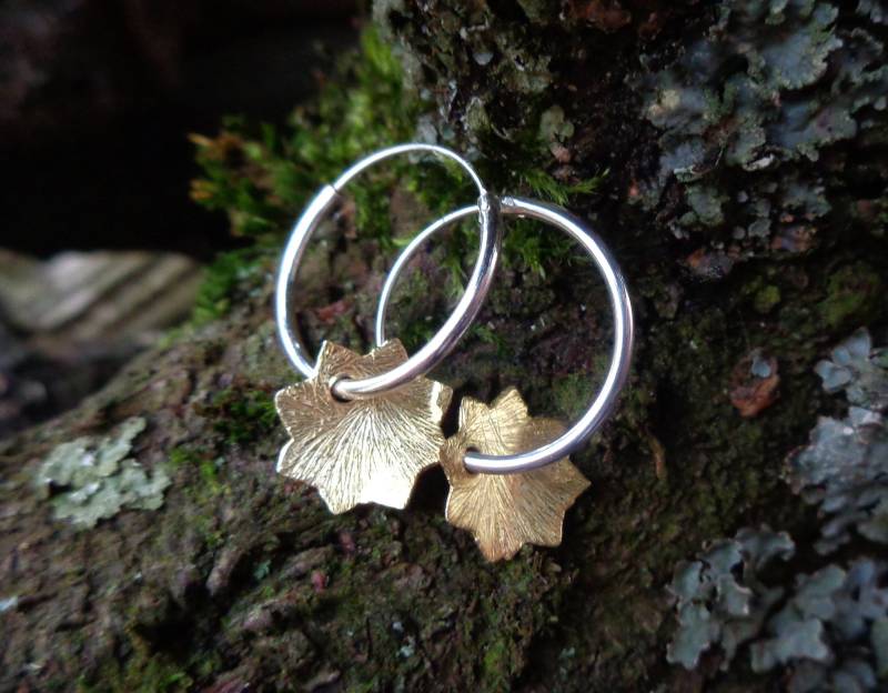 925 Silber Creolen Vergoldete Sterne Vergoldet Weihnachts Geschenk Für Frauen Sterntaler Ohrringe Mehrere Größen von AnnaleasFinest