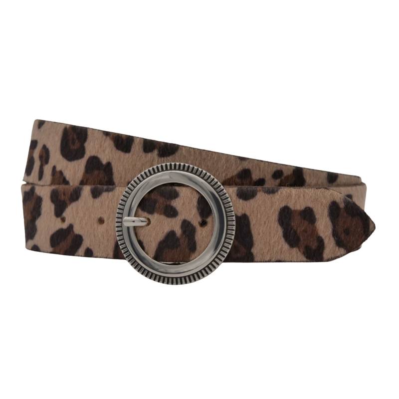 AnnaMatoni Ledergürtel "AnnaMatoni Damen Ledergürtel in hochwertigem Kunstfell in Leo" von Annamatoni