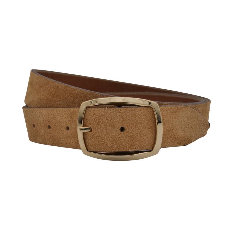 AnnaMatoni Ledergürtel "AnnaMatoni Damen Ledergürtel in hochwertigem Velour Leder 3,5cm" von Annamatoni