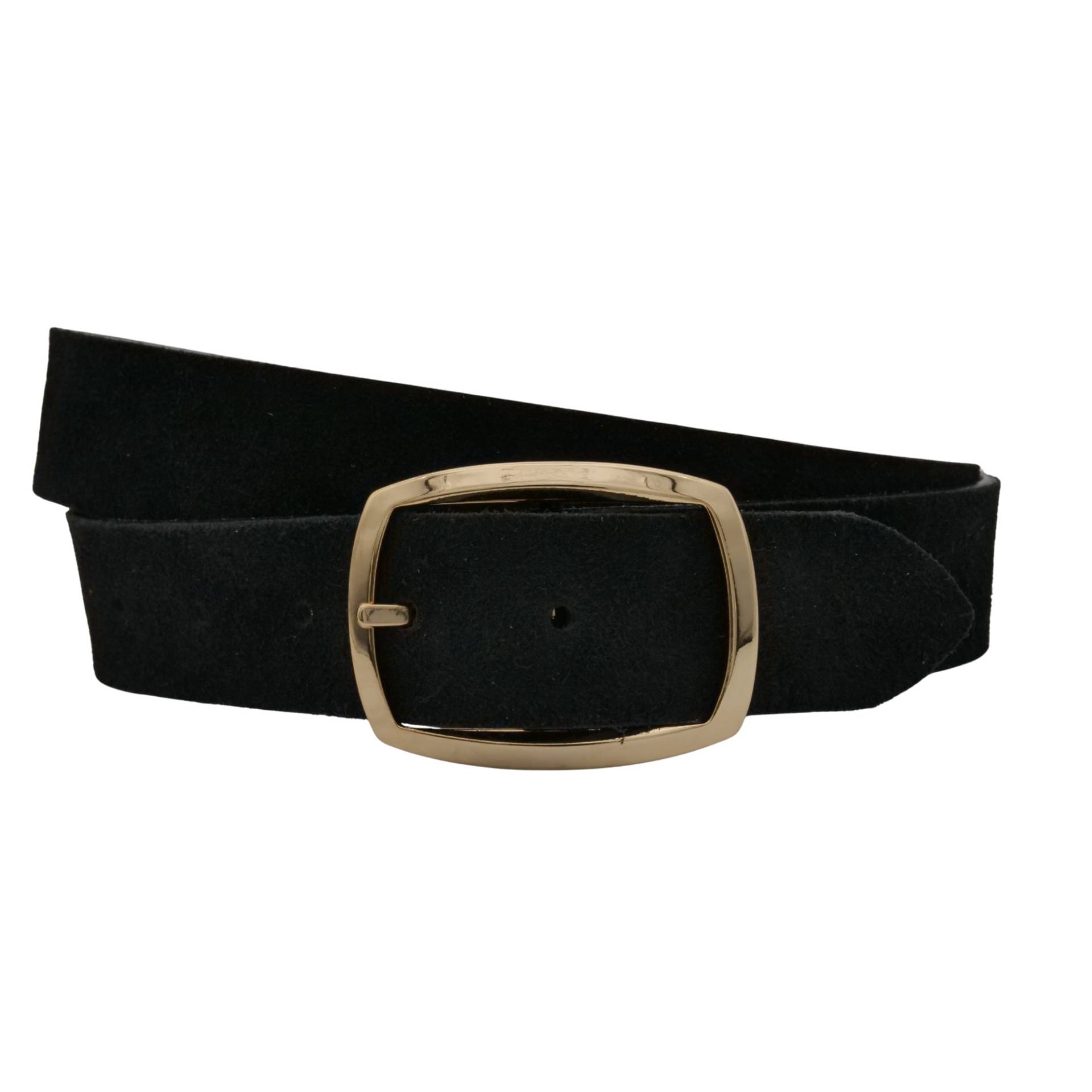 AnnaMatoni Ledergürtel "AnnaMatoni Damen Ledergürtel in hochwertigem Velour Leder 3,5cm" von Annamatoni