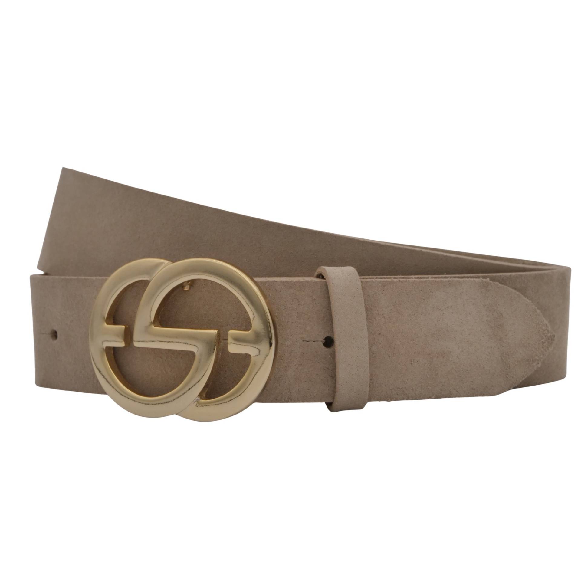 AnnaMatoni Ledergürtel "AnnaMatoni Damen Ledergürtel in hochwertigem Velour Leder 4cm" von Annamatoni