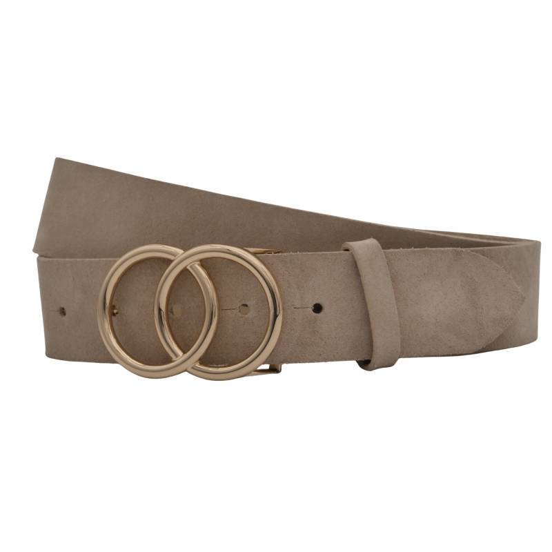 AnnaMatoni Ledergürtel "AnnaMatoni Damen Ledergürtel in hochwertigem Velour Leder 4cm" von Annamatoni