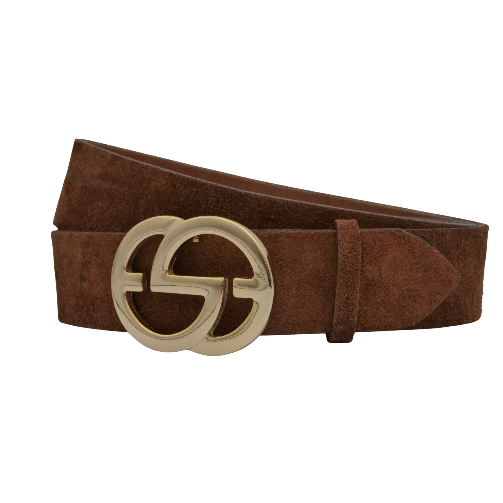 AnnaMatoni Ledergürtel "AnnaMatoni Damen Ledergürtel in hochwertigem Velour Leder 4cm" von Annamatoni