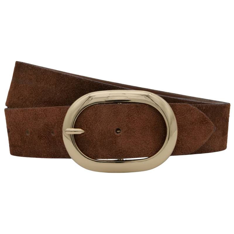 AnnaMatoni Ledergürtel "AnnaMatoni Damen Ledergürtel in hochwertigem Velour Leder 4cm" von Annamatoni