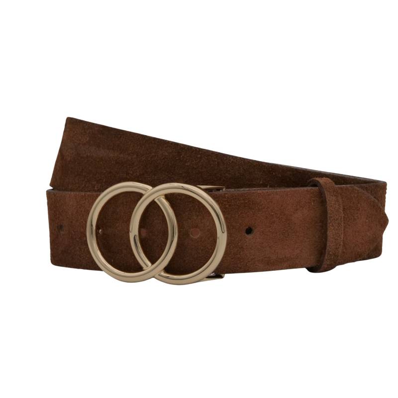 AnnaMatoni Ledergürtel "AnnaMatoni Damen Ledergürtel in hochwertigem Velour Leder 4cm" von Annamatoni