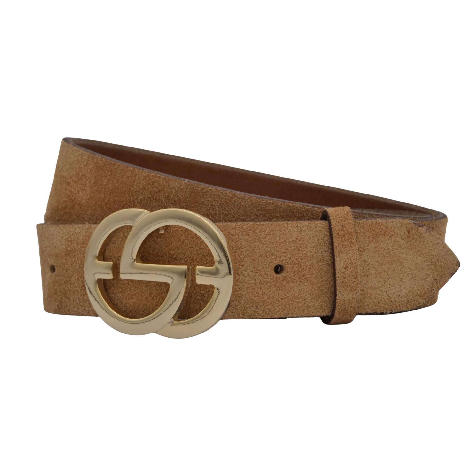 AnnaMatoni Ledergürtel "AnnaMatoni Damen Ledergürtel in hochwertigem Velour Leder 4cm" von Annamatoni