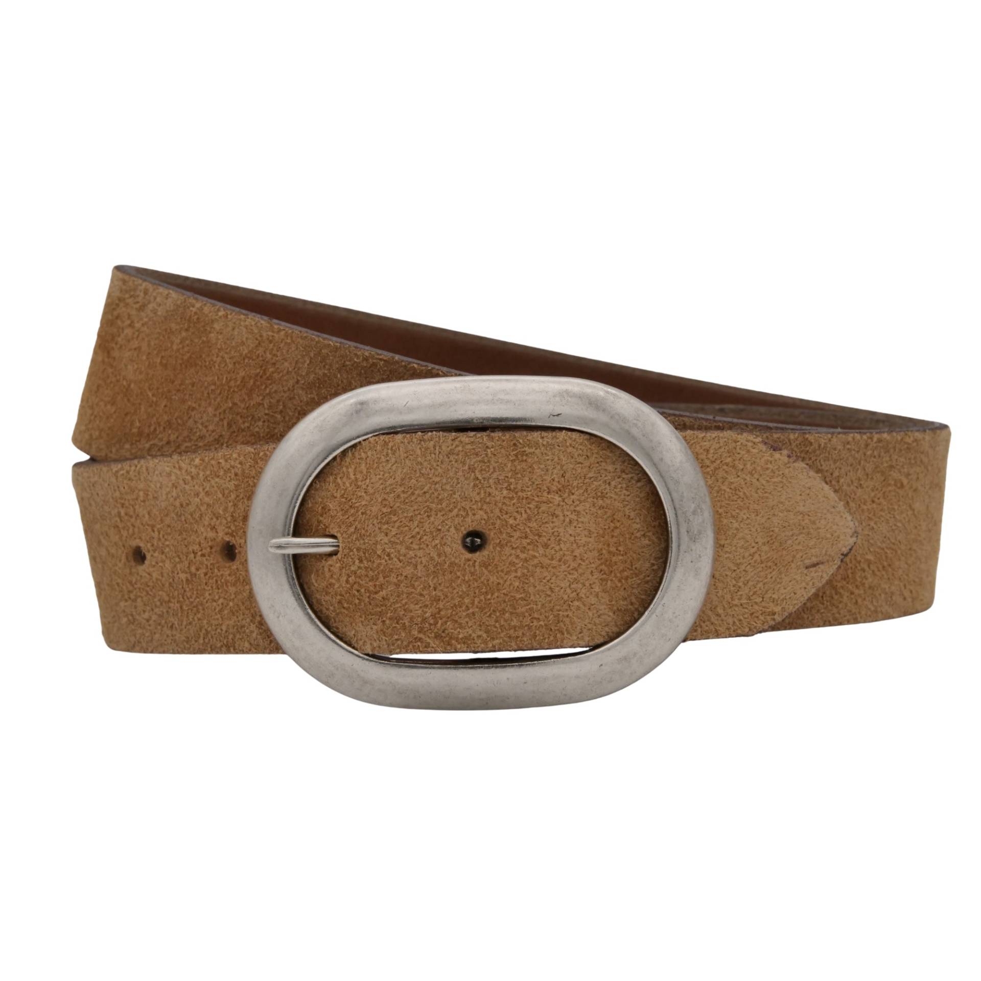 AnnaMatoni Ledergürtel "AnnaMatoni Damen Ledergürtel in hochwertigem Velour Leder 4cm" von Annamatoni