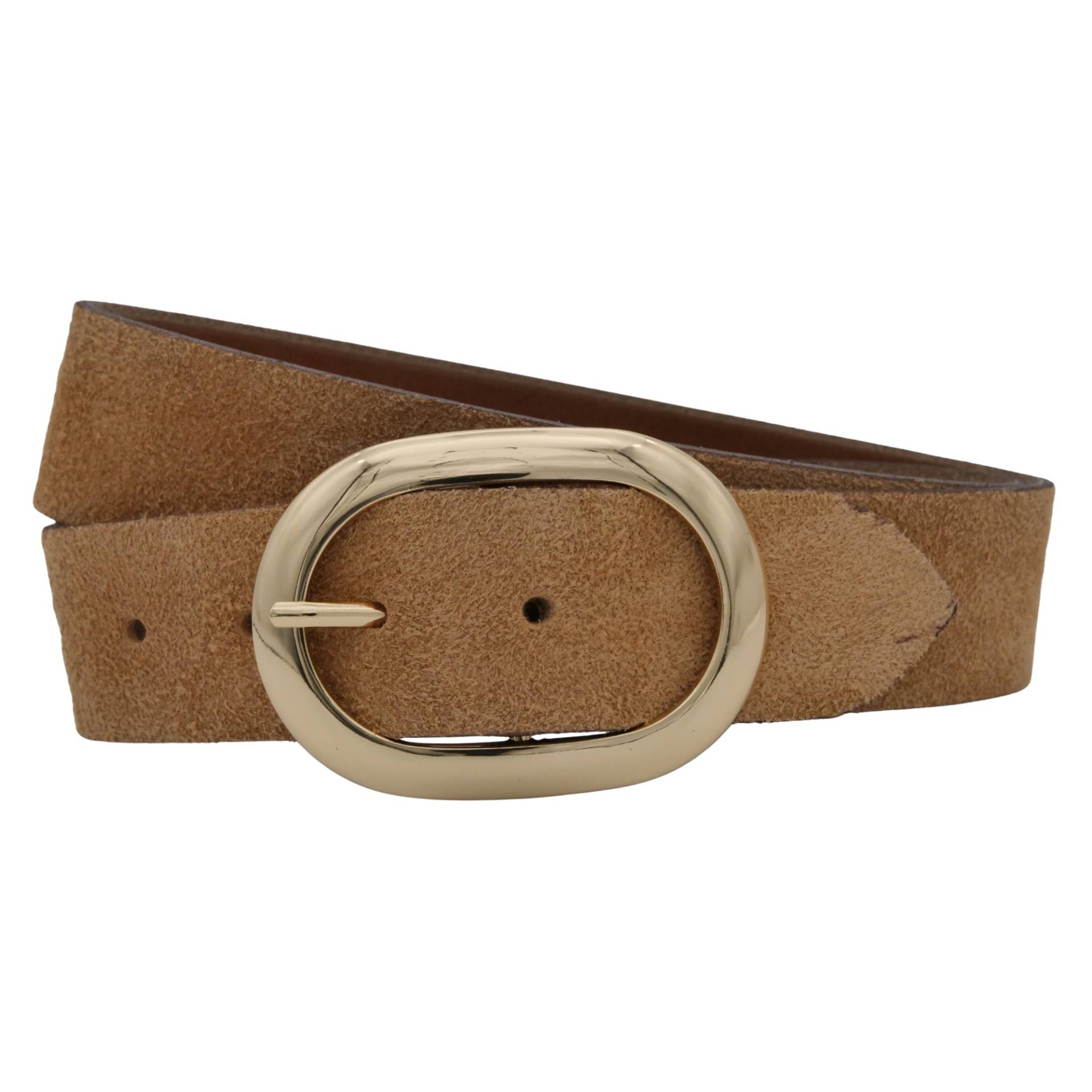 AnnaMatoni Ledergürtel "AnnaMatoni Damen Ledergürtel in hochwertigem Velour Leder 4cm" von Annamatoni