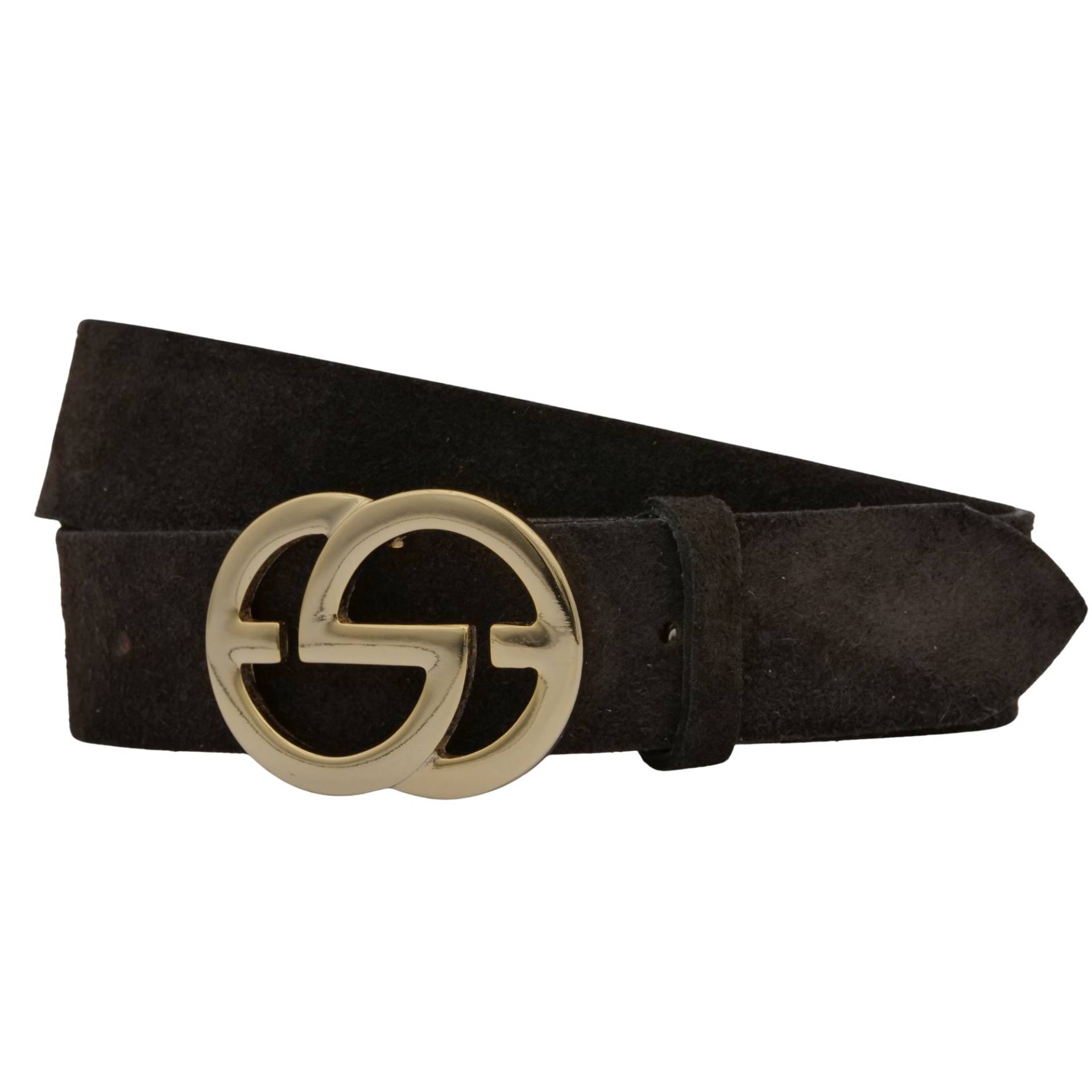 AnnaMatoni Ledergürtel "AnnaMatoni Damen Ledergürtel in hochwertigem Velour Leder 4cm" von Annamatoni