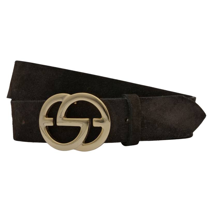 AnnaMatoni Ledergürtel "AnnaMatoni Damen Ledergürtel in hochwertigem Velour Leder 4cm" von Annamatoni