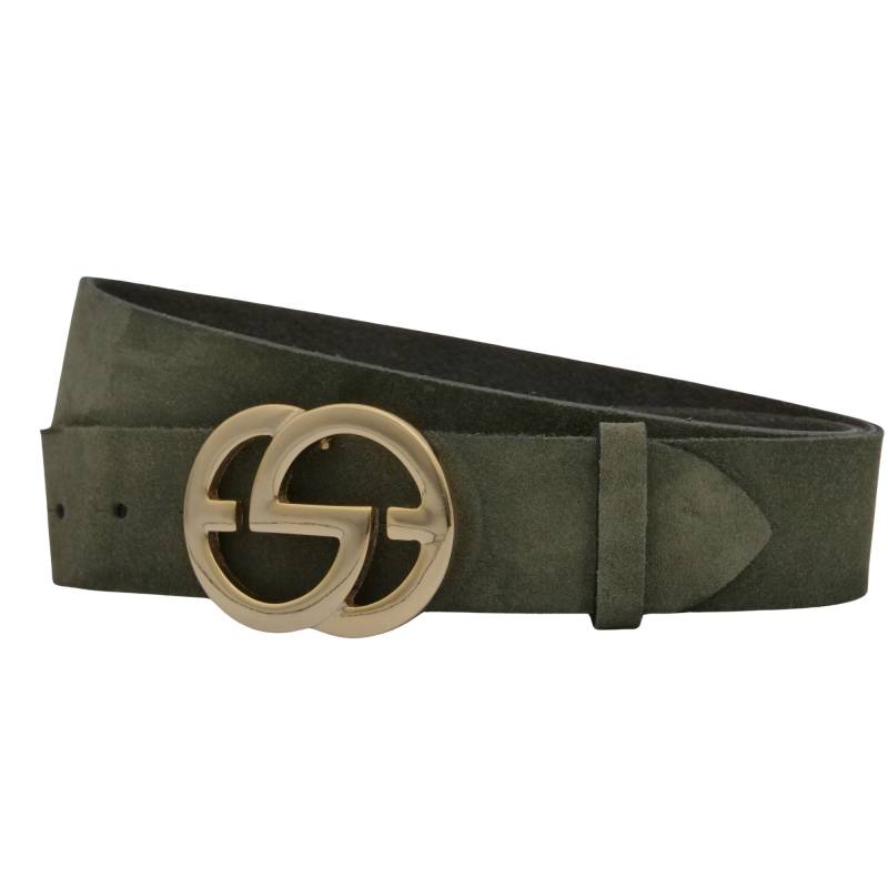 AnnaMatoni Ledergürtel "AnnaMatoni Damen Ledergürtel in hochwertigem Velour Leder 4cm" von Annamatoni