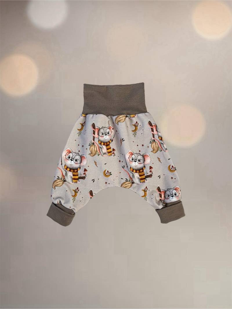 Pumphose Baby Maus Herbst Handmade | Mitwachsend 44-110 | Wächst 2-3 Größen Mit Babyhose Jungen Mädchen Geschenk Geburt Taufe von AnnasFadenliebe